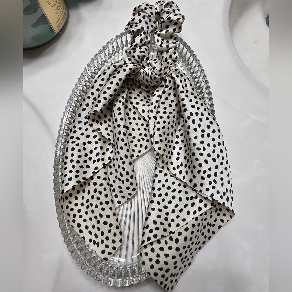 Polka Dot Hair Scarf